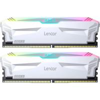 Модуль пам'яті для комп'ютера Lexar DDR5 32GB (2x(16GB) 6400 MHz Ares RGB White Фото
