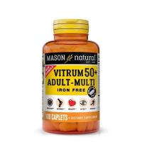 Вітамінно-мінеральний комплекс Mason Natural Мультивитамины 50+ без железа, Vitrum 50+ Adult-Mu Фото
