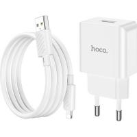 Зарядное устройство HOCO C106A charger set(iP) White Фото