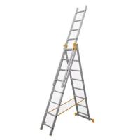 Лестница BUDFIX универсальная трехсекционная 01411, 3х11 Фото