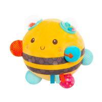 Розвиваюча іграшка Battat Сенсорна мяка іграшка Бджілка пухнастик дзиж Фото