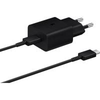 Зарядное устройство Samsung USB-С 15W Black + Cable USB-C 1m Фото