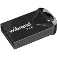 USB флеш накопичувач Wibrand 16GB Hawk Black USB 2.0 Фото