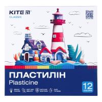 Пластилин Kite Classic 12 цветов, 240 г Фото