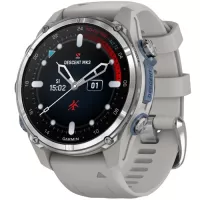 Смарт-годинник Garmin Descent Mk3, 43mm, Passvtd Steel/Fog Gry, Dive Com Фото
