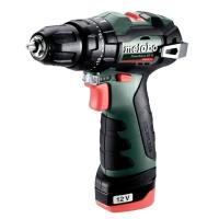 Шуруповерт Metabo PowerMaxx SB BL 12В, 2х2Ah, 20·38Нм, 0-400·0-1500о Фото