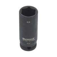 Торцева головка DeWALT IMPACT 1/2", 22 мм, ударна, довга, шестигранна Фото