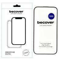 Скло захисне BeCover Apple iPhone 15 Pro 10D Black Фото