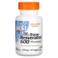 Антиоксидант Doctor's Best Ресвератрол, 600 мг, High Potency Trans-Resveratro Фото