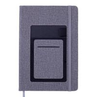 Книга записна Buromax COMFORT А5 96 аркушів крапка, сірий Фото