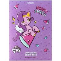 Цветная бумага Kite А4 двосторонній My Little Pony 15арк/15 кол Фото