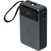 Батарея універсальна Vinga 20000 mAh 65W Display USB-C Cable Grey Фото