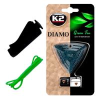 Ароматизатор для автомобиля K2 Diamo "Зелений чай" 15 г Фото