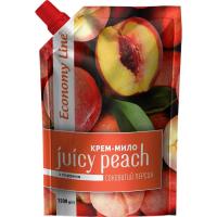 Рідке мило Sama Economy Line Соковитий персик з гліцерином 1500 г Фото