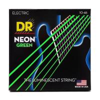 Струны для гитары DR Strings NEON Green Electric - Medium (10-46) Фото