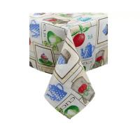 Скатерть Прованс CUPCAKE blue 120х136 Фото