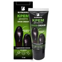 Крем для обуви Blyskavka С аппликатором Черный 75 мл Фото