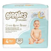 Подгузники Giggles Premium 4 Maxi 7-18 кг 30 шт Фото