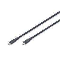 Дата кабель Digitus USB-C to USB-C 1.0m USB 3.2 Gen2 10G 100W 4K silic Фото