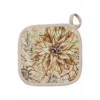 Кухонна прихватка Прованс гобеленова Золоте свято 20х20 см Фото