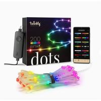 Гирлянда Twinkly Smart LED Dots 200 RGB LED Lights String, Clear Wi Фото