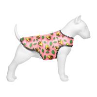 Курточка для животных WAUDOG Clothes Накидка Авокадо на розовом S Фото