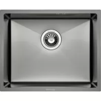 Мийка кухонна GRANADO Under top MAX STEEL S201 black Фото