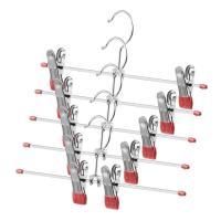 Плечики Ardesto Металлические С прищепками для брюк Красный 30 см Фото