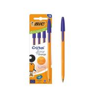 Ручка масляная Bic Оранж, синяя, 4 шт Фото
