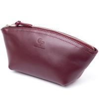 Косметичка Grande Pelle Из кожи Сливовая Фото