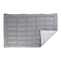 Ковдра Руно зимова силіконова Grey White 172 х 205 Фото