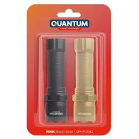 Фонарь Quantum QM-FL1042 Minik 3W LED з USB Black-Gold, 2 шт./уп. Фото