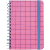 Блокнот Axent на спирали А5 120 листов, клетка, твердая обложка, Фото