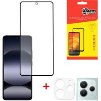 Стекло защитное Dengos Xiaomi Redmi Note 14 4G/5G Kit Фото