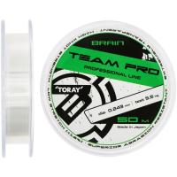 Волосінь Brain Team Pro 50m (clear) 0.243mm 5.5kg Фото
