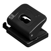 Дырокол Buromax пластиковый, до 20 листов, 120 х 82 х 53 мм, черны Фото