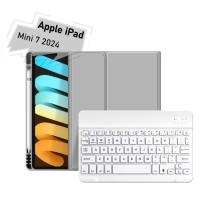 Чехол для планшета BeCover with keyboard Apple iPad Mini 7 2024 Gray Фото