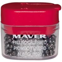 Грузило Maver набір Pallini Supercalibrati Teneri 1 (0.288g) Фото