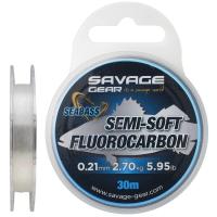 Флюорокарбон Savage Gear Semi-Soft Seabass 30m 0.25mm 3.66kg Clear Фото