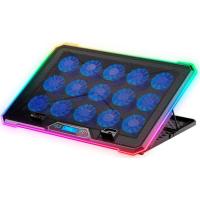 Подставка для ноутбука IceCoorel 10-19", 15*60mm 2550 RPM, 2*USB, + LCD, 415x296x28 Фото