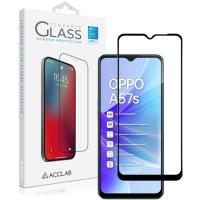 Стекло защитное ACCLAB Full Glue Oppo A57S Black Фото