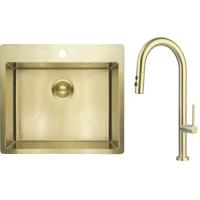 Мойка кухонная Deante Olfato ZPO_R10B + зміш. BQO_R72M Фото