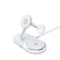 Зарядное устройство Armorstandart Wireless Charging H101 3 in 1 Magnetic White Фото