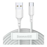 Дата кабель Baseus USB 2.0 AM to USB-C 1.5m 5A Simple WisdomKit (2PCS Фото