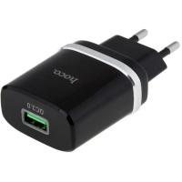 Зарядний пристрій HOCO C12Q Smart USB QC3.0 18W Black Фото