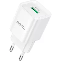 Зарядний пристрій HOCO C145A Charm USB QC3.0 White Фото
