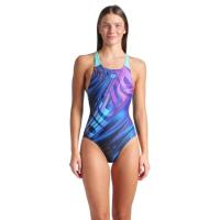 Купальник Arena Flow Swimsuit V Back Lb 008935-790 темно-синій 38 Фото
