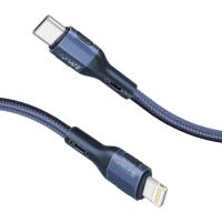 Дата кабель Promate USB-C to Lightning 1.2m 27W PD FletchLink-CI blue Фото