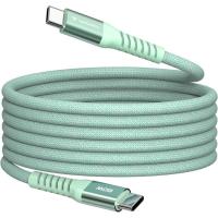 Дата кабель Verbatim USB-C to USB-C 1.2m Magnetic 60W green Фото