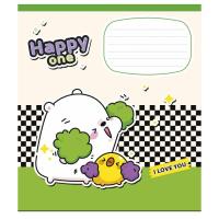 Тетрадь Школярик Happy one 12 листов клетка Фото